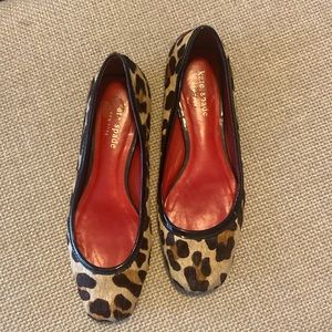 Kate Spade Leopard flats